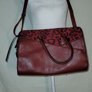 RED wine  purse